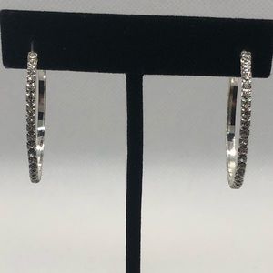 Sparkly Hoop Earrings